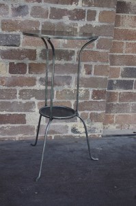 French Sidetable Table Outdoor Galvanised Le Forge