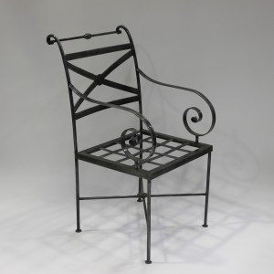 Chair French Steel Le Forge Napoli Craver